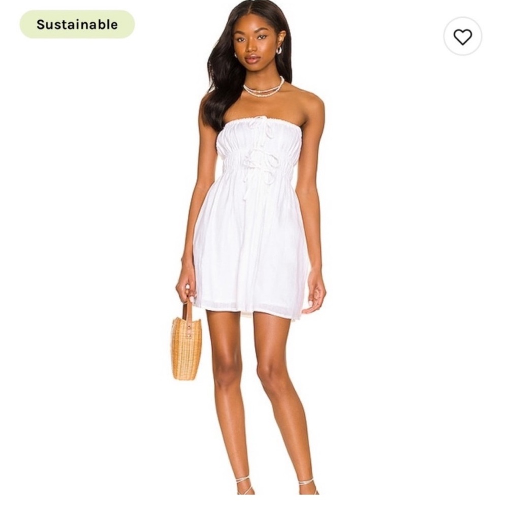 Faithfull the Brand x REVOLVE Palmira Dress - White Linen